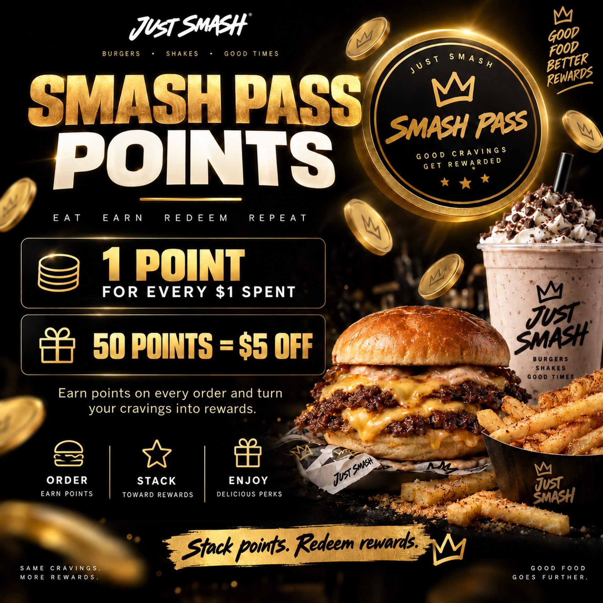 Earn Smash Points Every Time You Order