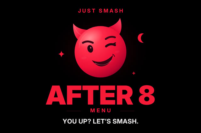 After 8 Menu