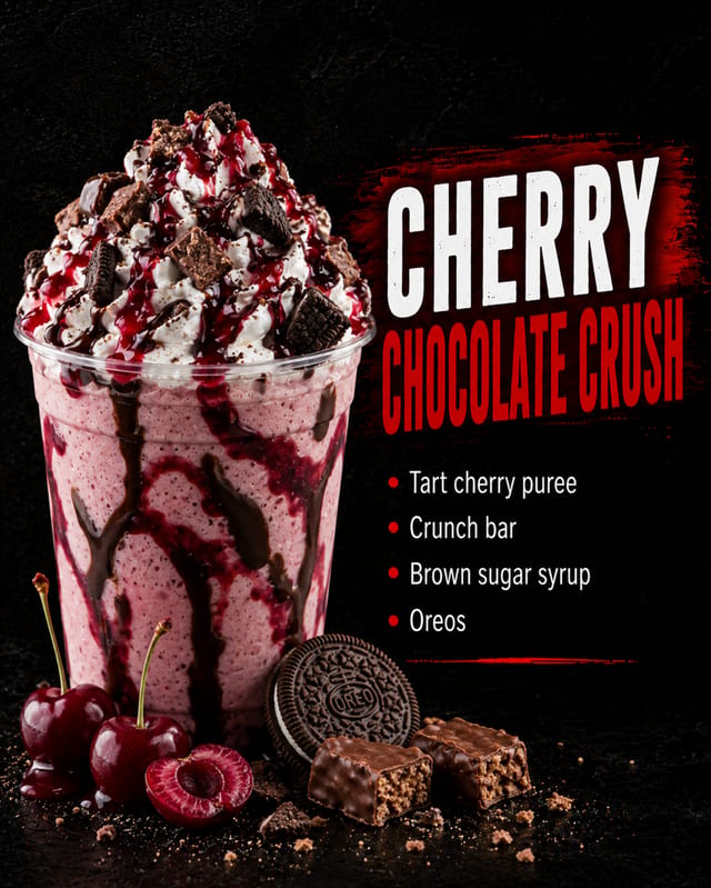 Cherry Chocolate Crush.